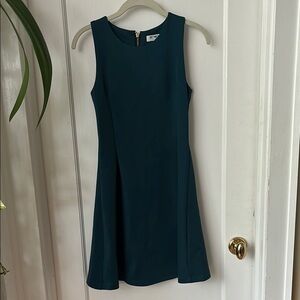 Teal Sleeveless Of/Mercer High Neck Mini Dress